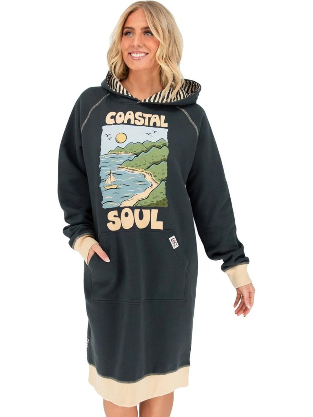 Cozy Oversized Hoodie Sweatshirt | Comfy Sleepwear & Sweater Dress Style